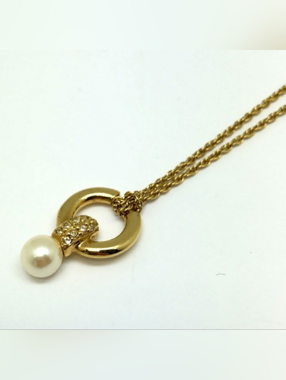 BURBERRY VINTAGE PENDAND NECKLACE ON CHAIN